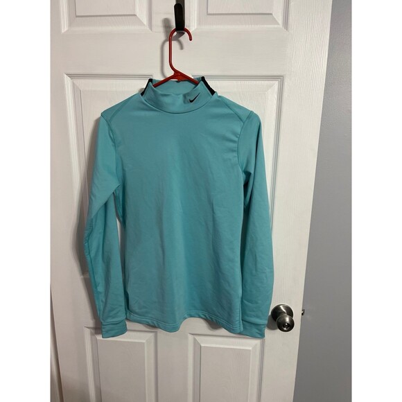 Nike Fit Dry Mock Neck Pullover Size L (12-14) - Picture 1 of 5